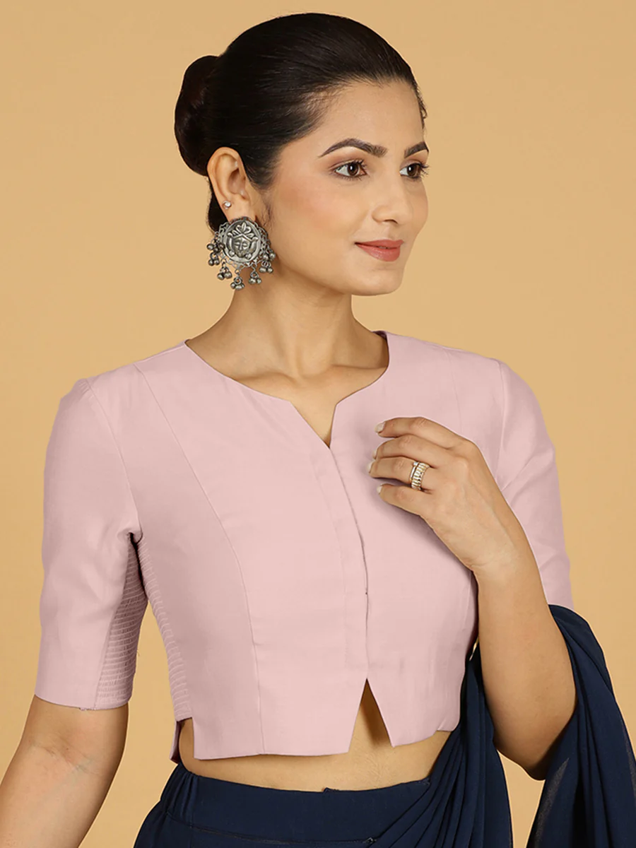 Rekha x Rozaana | Long Saree Blouse in Lilac - Image 7