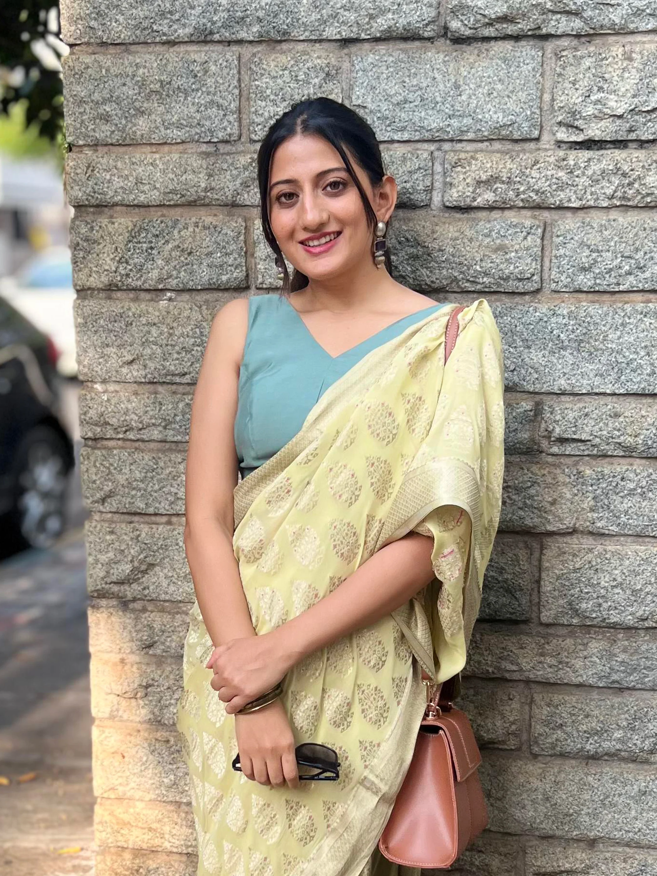 Hema x Rozaana | Saree Blouse in Mint Green - Image 12